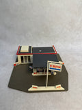 HO Scale Model Train Buildings - Lot of 3 + Parts of 1, Various Makers