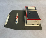 HO Scale Model Train Buildings - Lot of 3 + Parts of 1, Various Makers