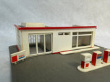 HO Scale Model Train Buildings - Lot of 3 + Parts of 1, Various Makers