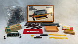 Vintage HO Scale Model Train Accessories, Lot of 4 Sets