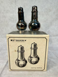 Vintage Wm Rogers Silverplate Salt & Pepper Shakers in Original Box
