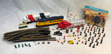 Vintage HO Scale Model Train Cars, Track & Accessories, Various Makers