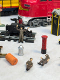 Vintage HO Scale Model Train Cars, Track & Accessories, Various Makers