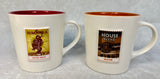 2006 Starbucks Coffee Regions Stamp Mugs - Sumatra & House Blend - Lot of 2