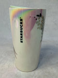 Starbucks Iridescent Mermaid 12 oz. 2021 Ceramic Mug with Lid
