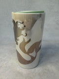 Starbucks Iridescent Mermaid 12 oz. 2021 Ceramic Mug with Lid