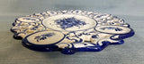 Portuguese Blue and White Reticulated Plate
