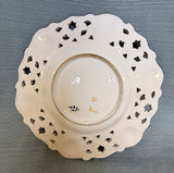 Portuguese Blue and White Reticulated Plate