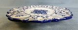 Portuguese Blue and White Reticulated Plate