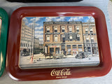 Vintage 1990s Coca-Cola Rectangular Trays - Lot of 4