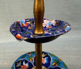 French Style 3-Tier Bonbon or Jewelry Stand with Lotus Flower Design