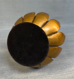 French Style 3-Tier Bonbon or Jewelry Stand with Lotus Flower Design