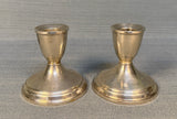 Pair of Weighted Sterling Silver Candle Holders