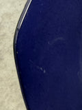 Annieglass Cobalt Blue Triangular Plate, Signed & Dated