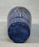 Pair Of Kenyan Carved Soapstone Vases with Animal Designs