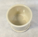 Longaberger Pottery 4" Planter with Saucer