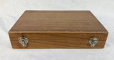 Kee Teck Vintage Thai, Siam 19 pc Brass Flatware Set w/ Wooden Case
