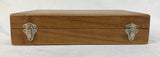 Kee Teck Vintage Thai, Siam 19 pc Brass Flatware Set w/ Wooden Case