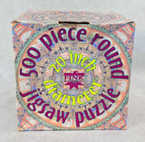 500 Piece 20" Round Kathmandu Puzzle by Fink & Co, 1997 - Brand New!