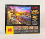 1000 Piece Manhattan Balcony Sunset, Kodak Cork Board Puzzle - Brand New!