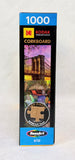 1000 Piece Manhattan Balcony Sunset, Kodak Cork Board Puzzle - Brand New!