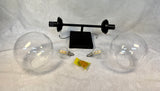 Meridian 2 Light 20" Tall Wall Sconce, Black, M90001-BK - Brand New