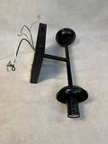Meridian 2 Light 20" Tall Wall Sconce, Black, M90001-BK - Brand New