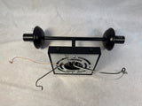 Meridian 2 Light 20" Tall Wall Sconce, Black, M90001-BK - Brand New