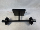 Meridian 2 Light 20" Tall Wall Sconce, Black, M90001-BK - Brand New