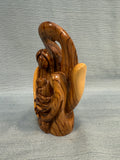 Abstract Olive Wood Nativity Scene