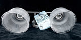 Trade Winds Two Light Bathroom Vanity Light, Brushed Nickel by Meridian - Brand New!