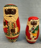 Black Santa Matrioshka - 5 Pieces
