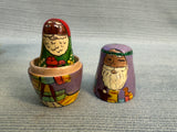 Black Santa Matrioshka - 5 Pieces