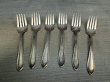 Sheraton Community Plate Oneida Salad Forks - Set of 6 in Original Box