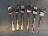 Sheraton Community Plate Oneida Salad Forks - Set of 6 in Original Box