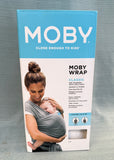 Moby Classic Baby Wrap for 8-33 lbs. Babies - Gray