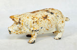 Vintage Cast Iron Pig Paperweight