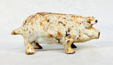 Vintage Cast Iron Pig Paperweight