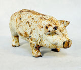 Vintage Cast Iron Pig Paperweight