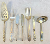 Vintage Silver Plated Serving Utensils - Lot of 7 Pieces