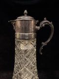 Godinger 14 in Glass Carafe Pitcher with Silver Plated Top