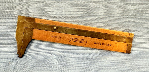 Antique Stanley No. 136 1/2 Wood Caliper
