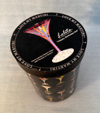 Lolita Happy Birthday-tini Hand Painted Martini Glass - Brand New!