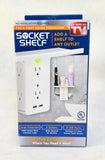 Socket Shelf 8-Port Surge Protector - Brand New!