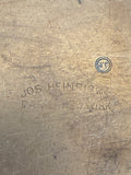 Vintage Jos. Heinrichs Copper 16x12 Oval Tray