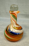 Marble Swirl Hand Blown Cruet with Stopper