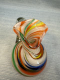 Marble Swirl Hand Blown Cruet with Stopper