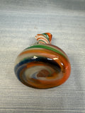 Marble Swirl Hand Blown Cruet with Stopper