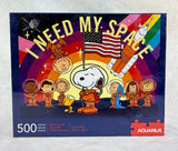 500 Piece I Need My Space Peanuts Aquarius Puzzle - Brand New!