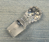 Fenton Blue Opalescent Hobnail Cruet with Original Stopper